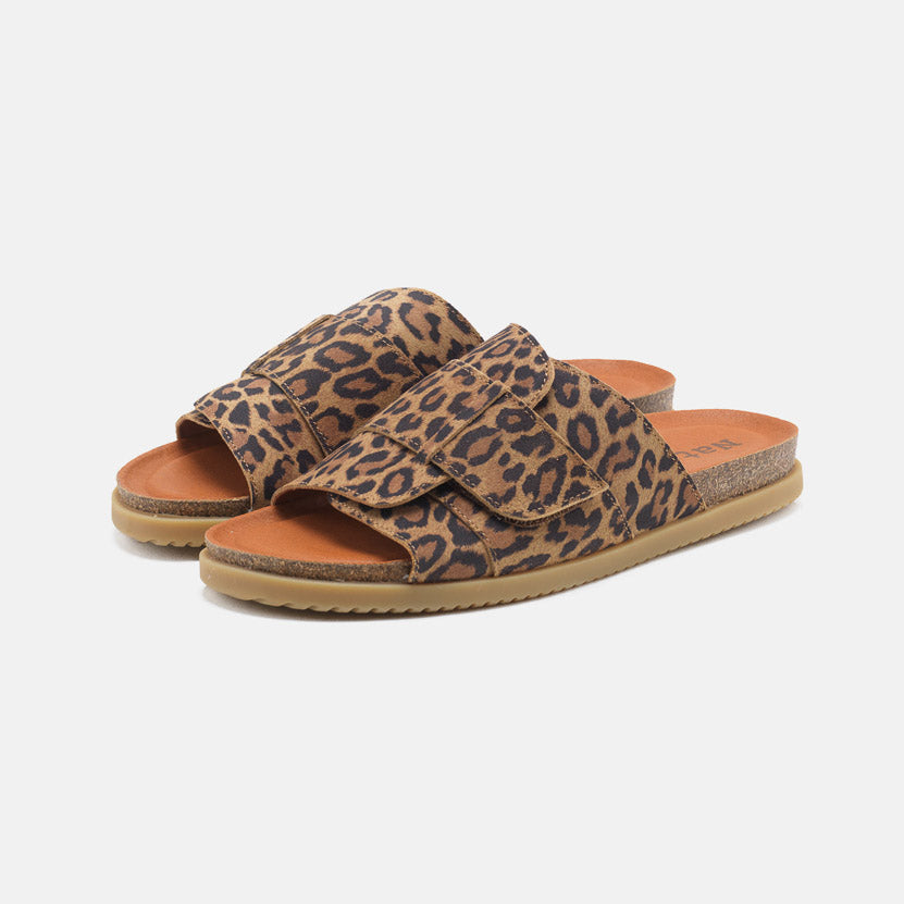 Katrine Suede Print w Natural Sole