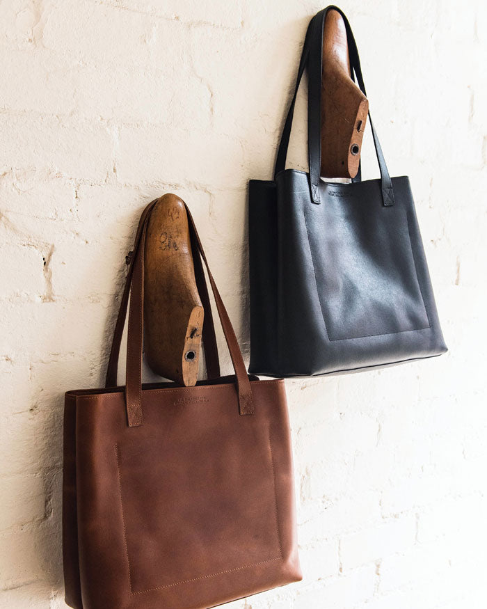 New Small Leather Tote