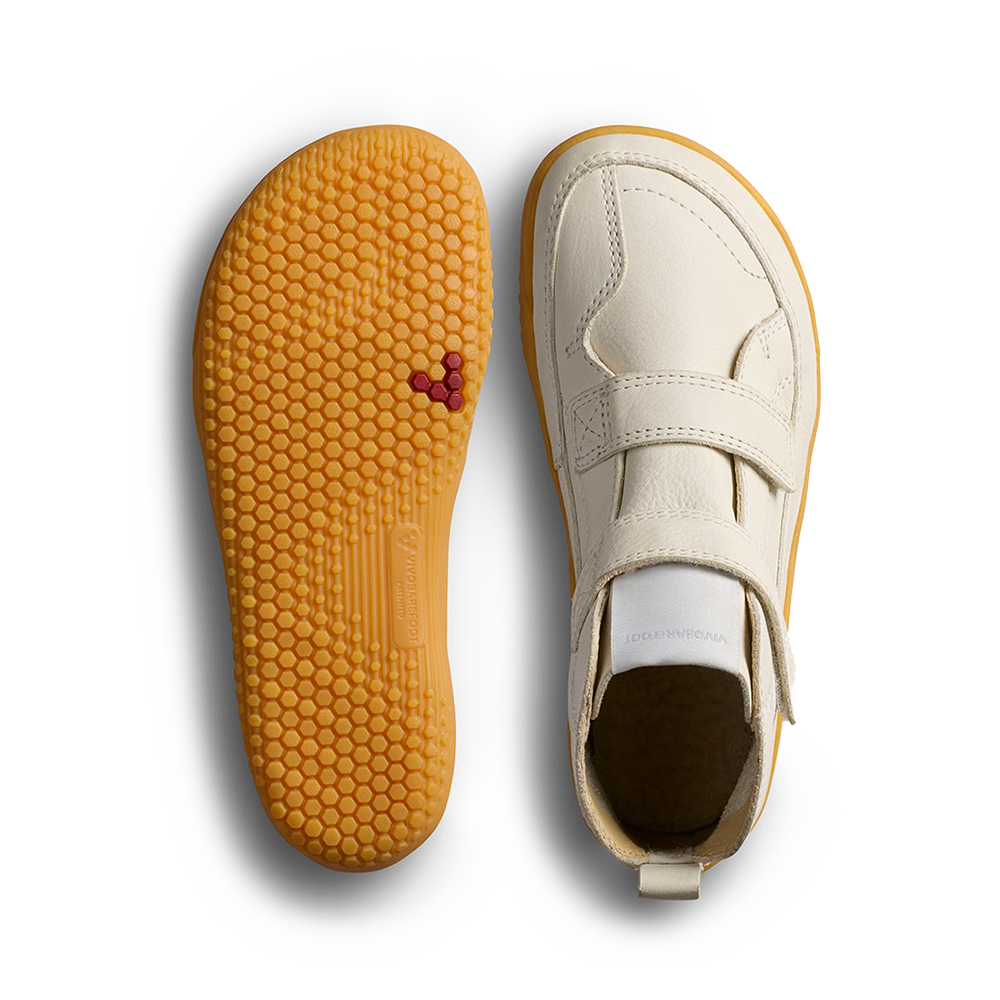 Vivobarefoot Gobi Boot Kids Limestone-1