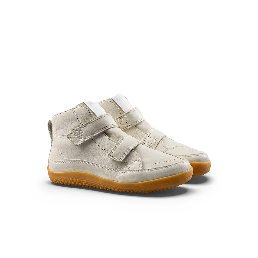 Vivobarefoot Gobi Boot Kids Limestone-3