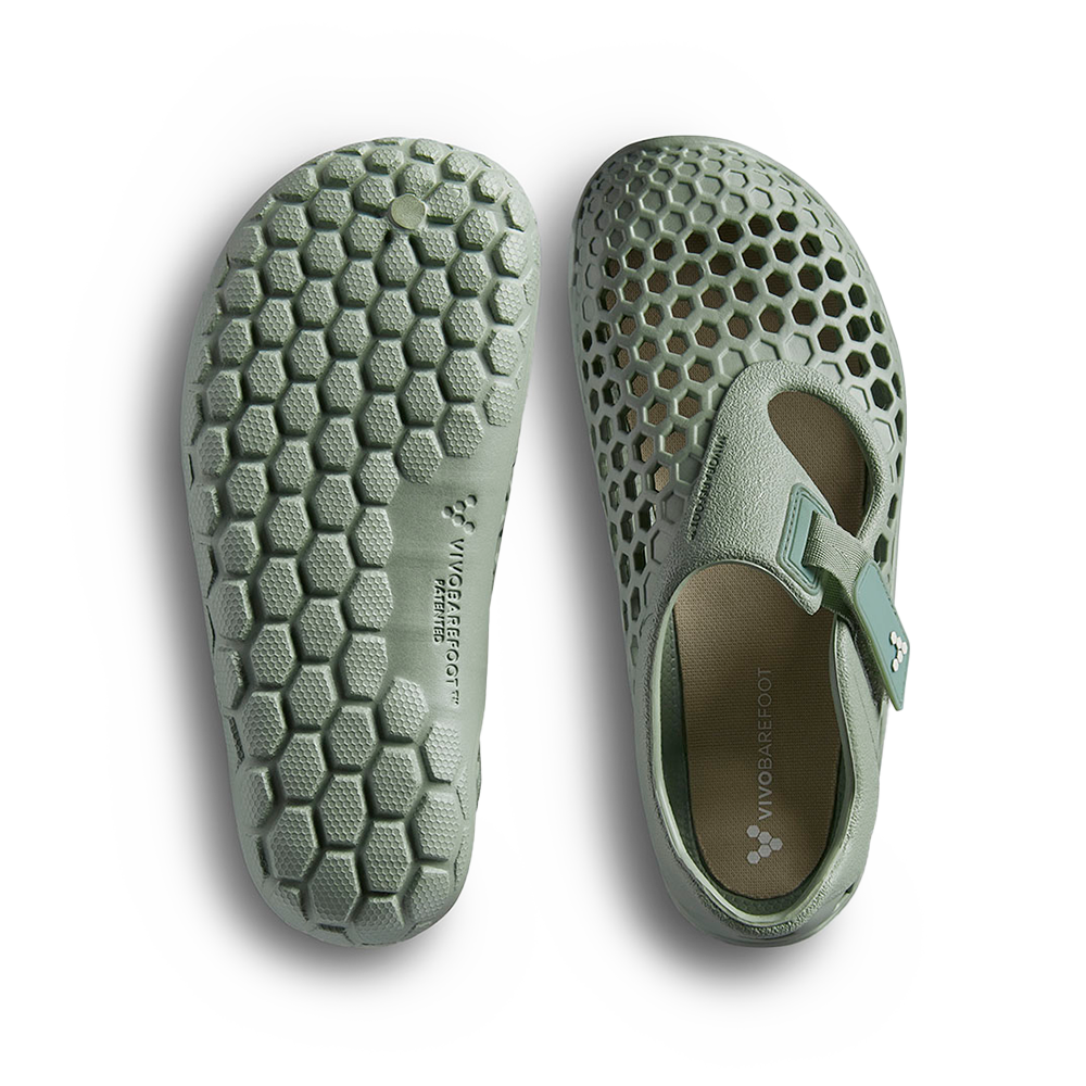 Vivobarefoot Ultra II Kids Glacial Green-1