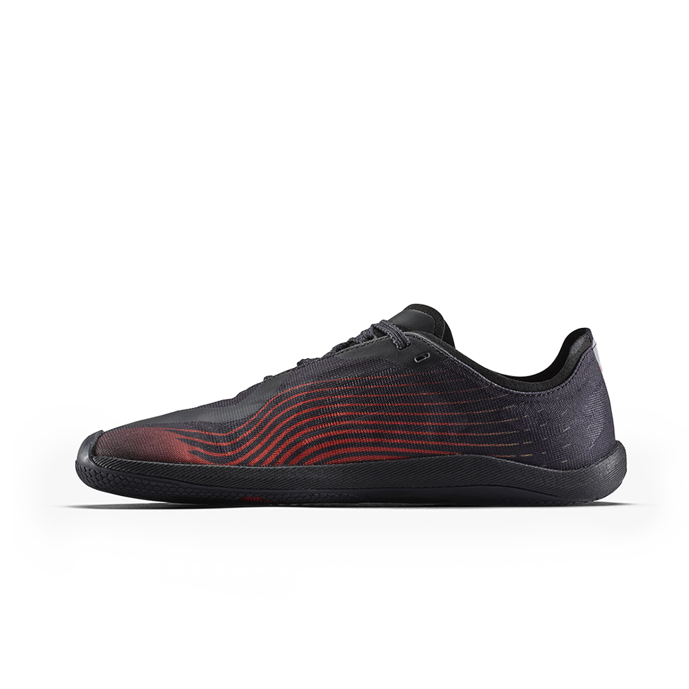 Vivobarefoot Primus Flow Womens Obsidian/Cherry Tomato-2