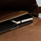 Marquis Modern Leather Satchel