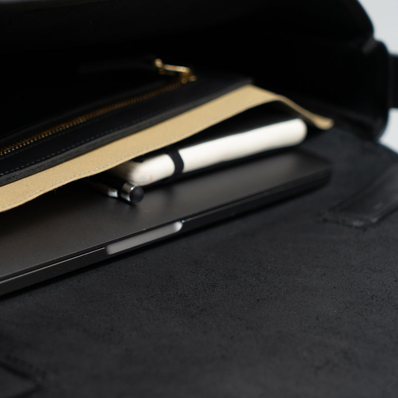 Marquis Modern Leather Satchel