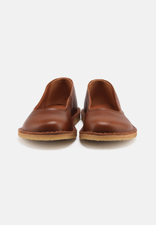 Sol Tumbled Leather Ballerina