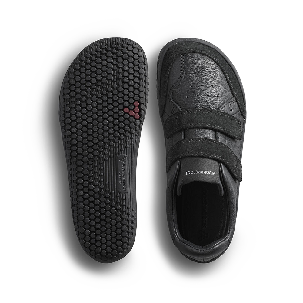 Vivobarefoot Gobi Sneaker School Preschool Obsidian-1
