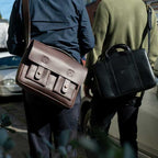 Marquis Modern Leather Satchel