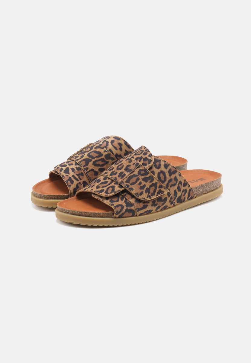 Katrine Suede Print w Natural Sole